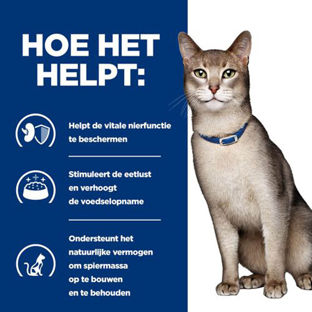 Hill's Prescription Diet Kidney Care k/d - Kattenvoer - 3000 Gram - kip