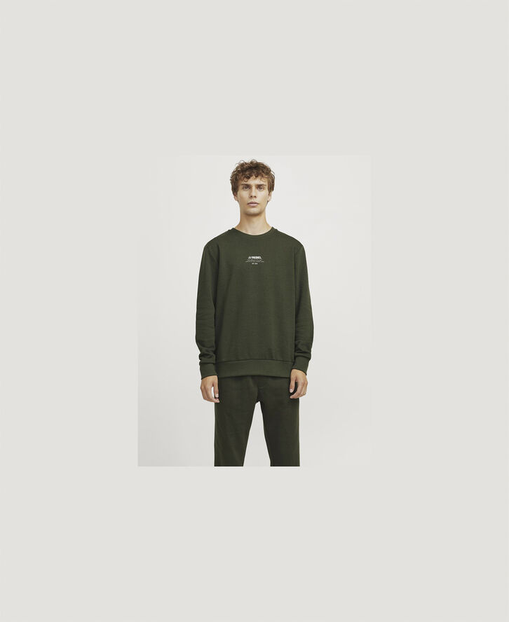 JJ-REBEL JREBLINO SWEAT CREW NECK Kombu green