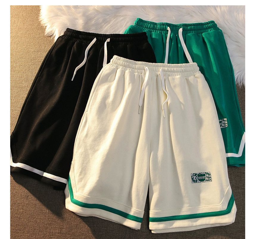 Wescosso - Gestreepte sportshorts