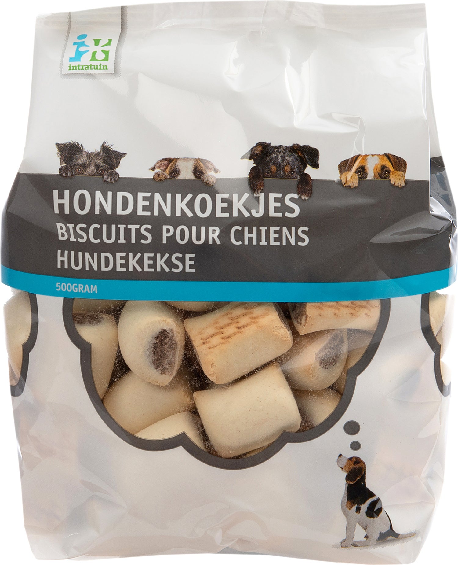 Intratuin hondenkoekjes Merg rund 500 g