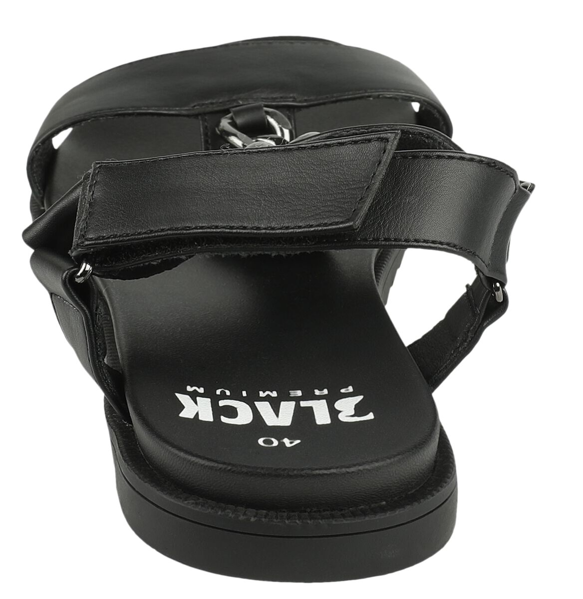 Sandales avec Chaînes | Black Premium by EMP Tongs