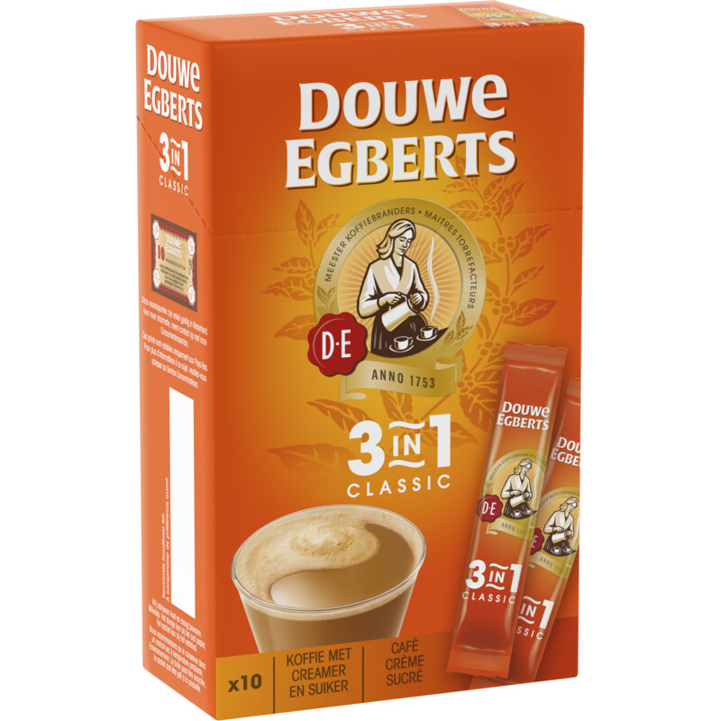 Douwe Egberts 3-in-1 classic oploskoffie