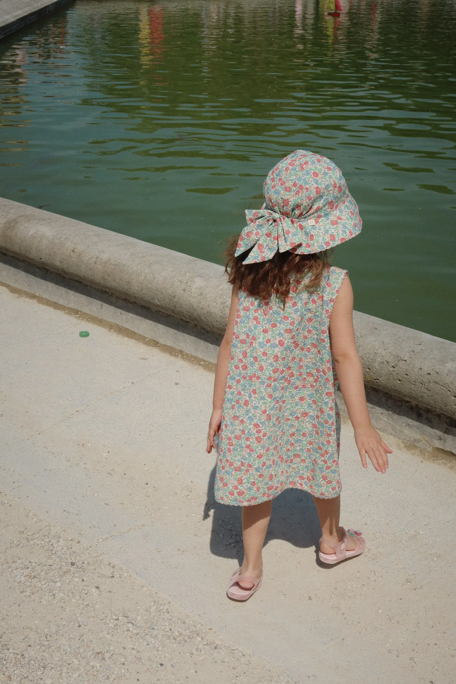 Elin bow kjole - fiola - 12M
