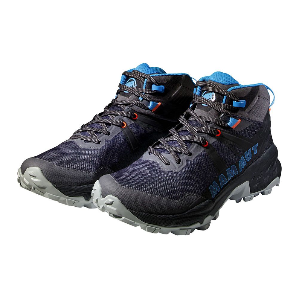 Mammut SERTIG II MID GTX - Chaussures de randonné Femme dark titanium-light gentian