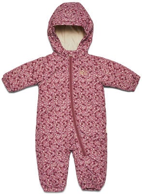 Petite Chérie Atelier Gisele Vinterdress Baby, Pink Small Flower