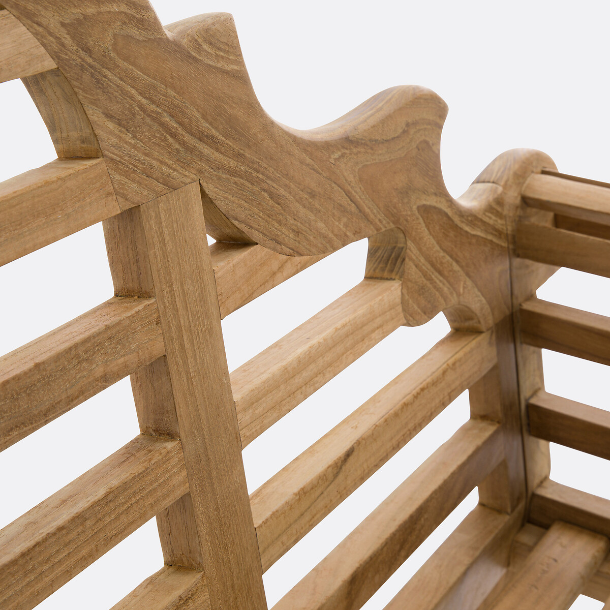LA REDOUTE INTERIORS<br>Sofá de 3 lugares em teca