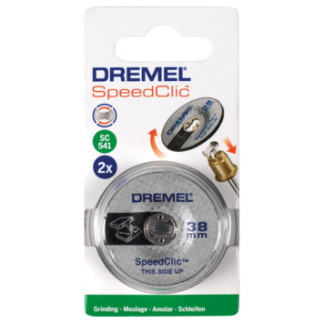 Dremel multitool accessoire - speedclic slijpschijf SC541 - 38 mm