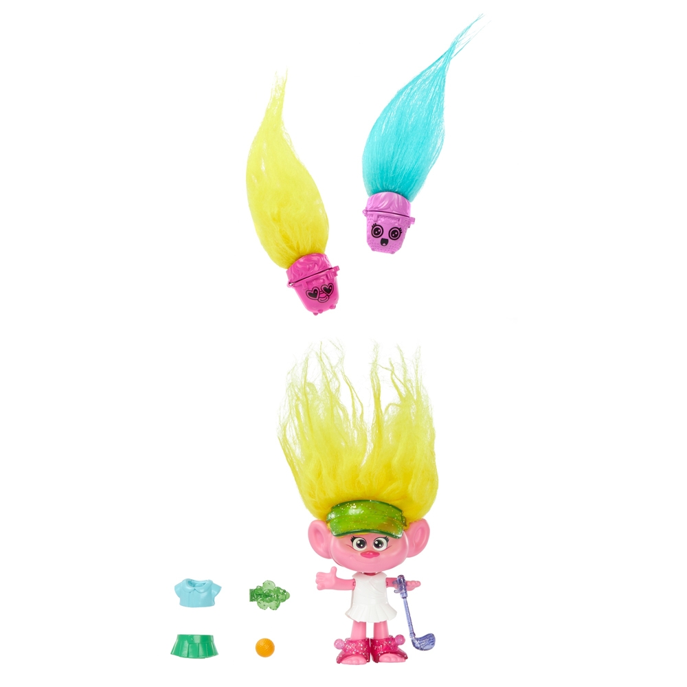 Trolls 3 Band Together Hair Pops Viva Kleine 10cm Puppe
