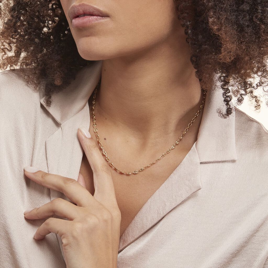 Collier Maille Dami Or Jaune