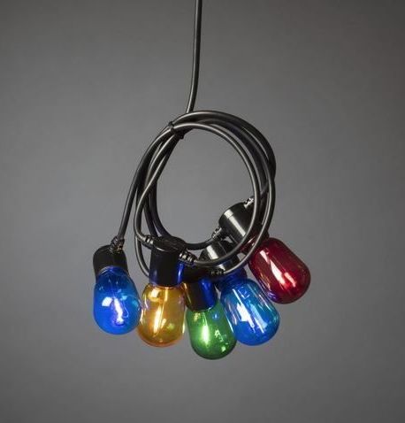 Konstsmide - 2387-500 - Lichtsnoer - Multicolor - 19.75 Meter - 40 Lampjes