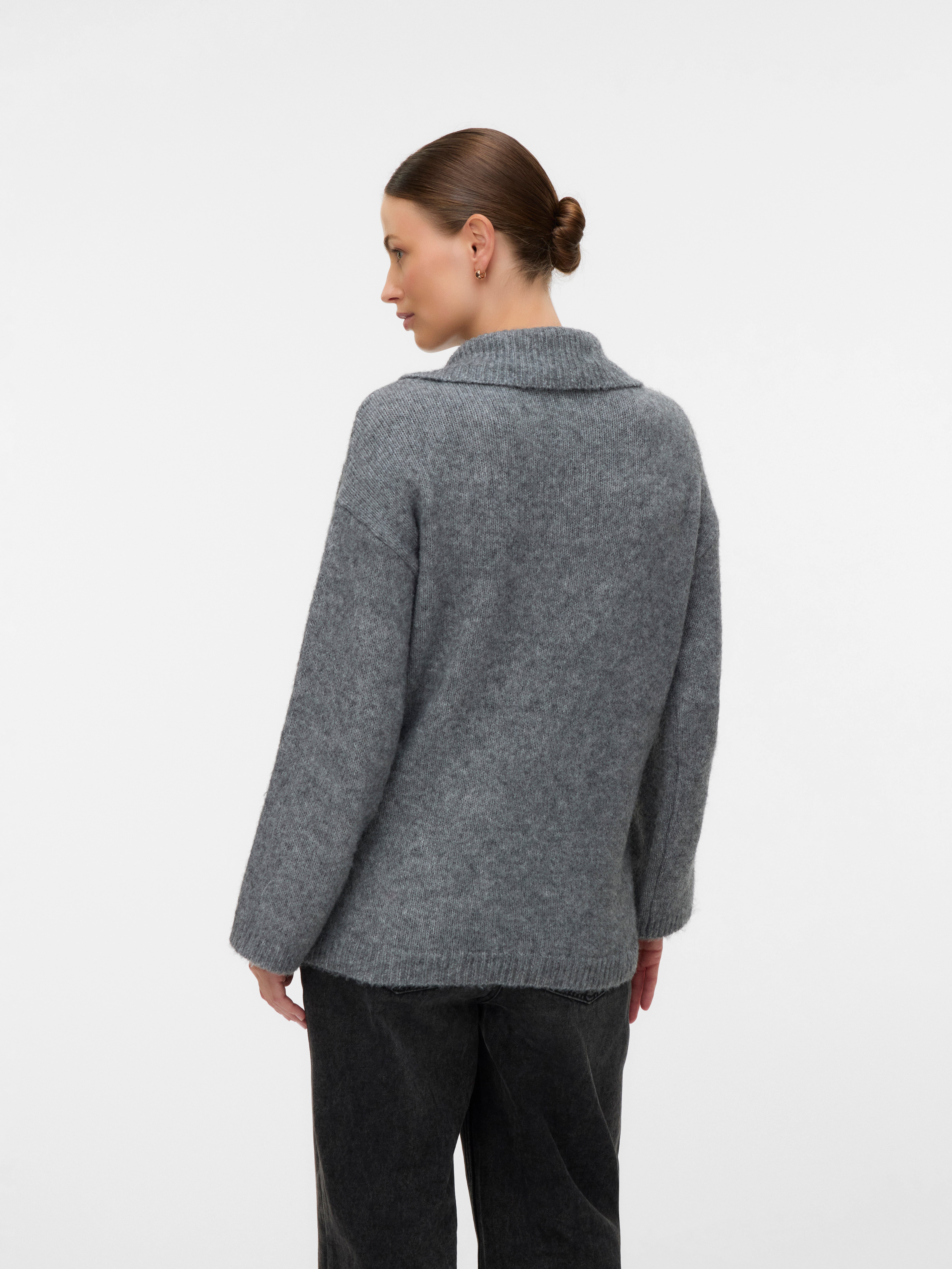 Regular fit Hoge hals Pullover