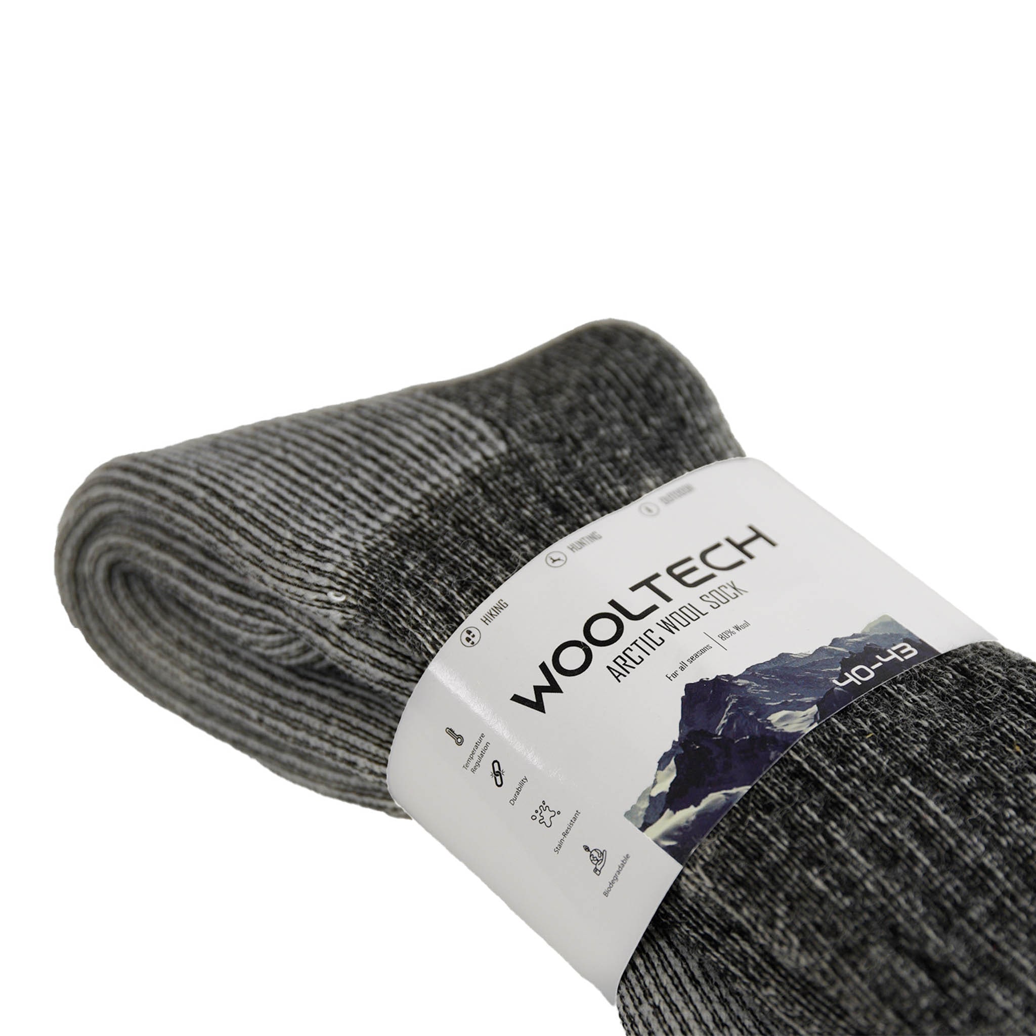 Wooltech Arctic Wool Socks<br>Tykke og varme ullsokker