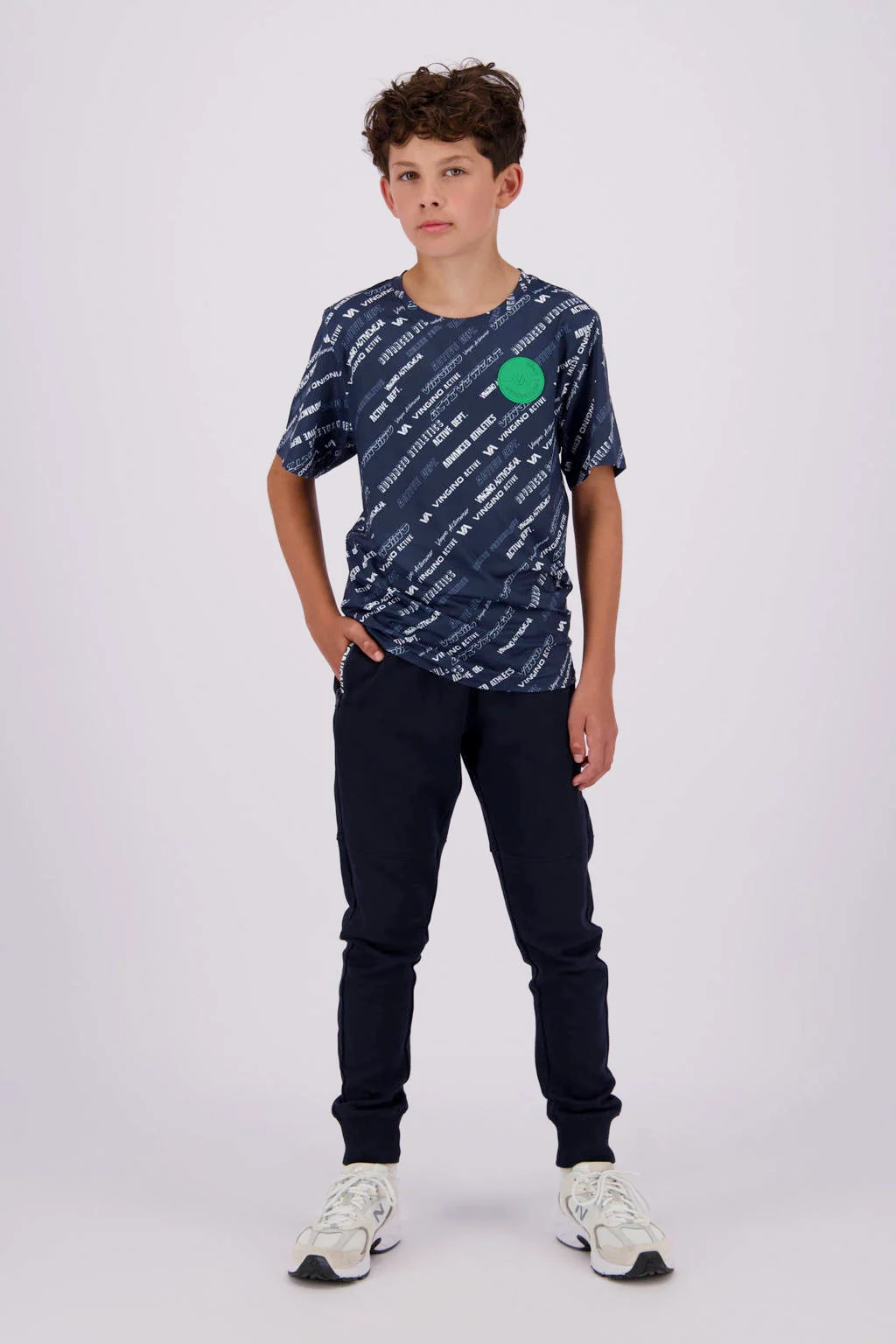 Vingino regular fit joggingbroek Soccer diep donkerblauw