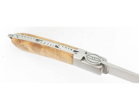 Le Thiers Gentleman Genévrier Couteau de Poche - Laguiole par Fontenille Pataud