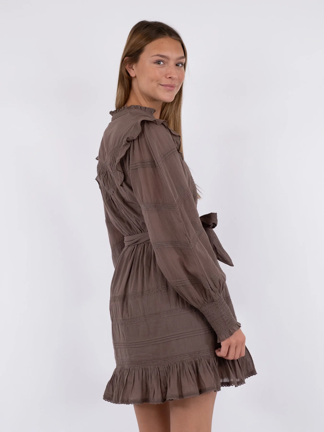 Neo Noir Salli S Voile Dress light brown