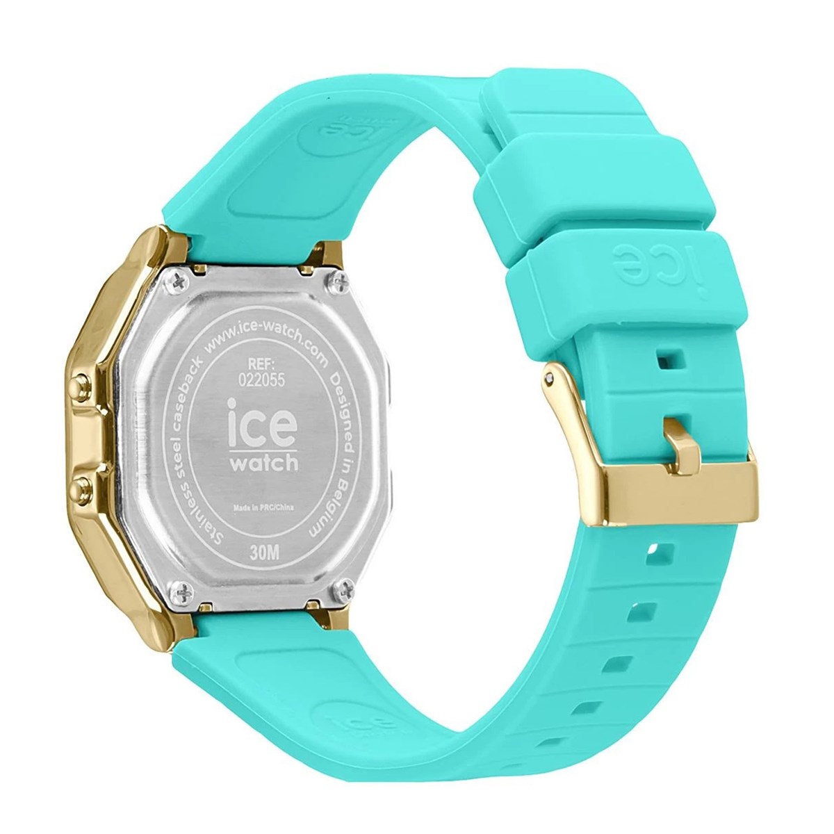 ICE digit retro - Blue curacao - Small