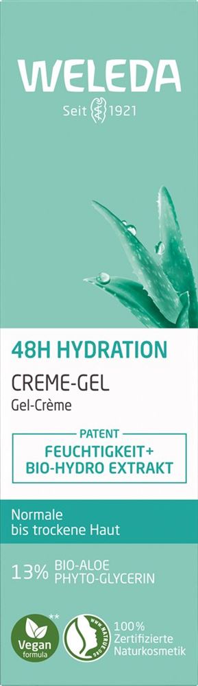 Weleda 48h Hydration Creme-Gel Gel Creme Tb 30 ml
