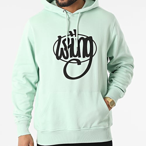 Sweat Capuche Essential Vert Clair
