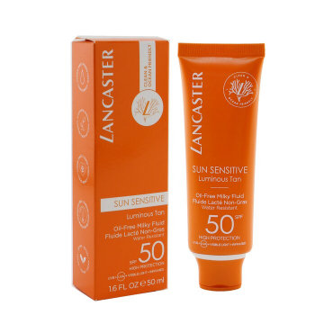 Lancaster Bronzeado luminoso sensível ao sol - Fluido leitoso isento de óleo SPF50  50ml/1.6oz