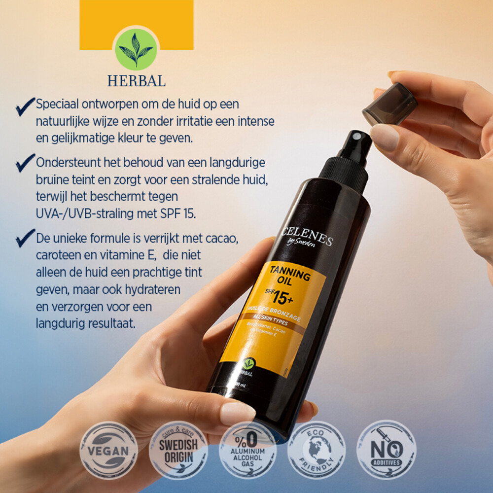 Celenes Herbal Tanning Oil Alle Huidtypes200 ml