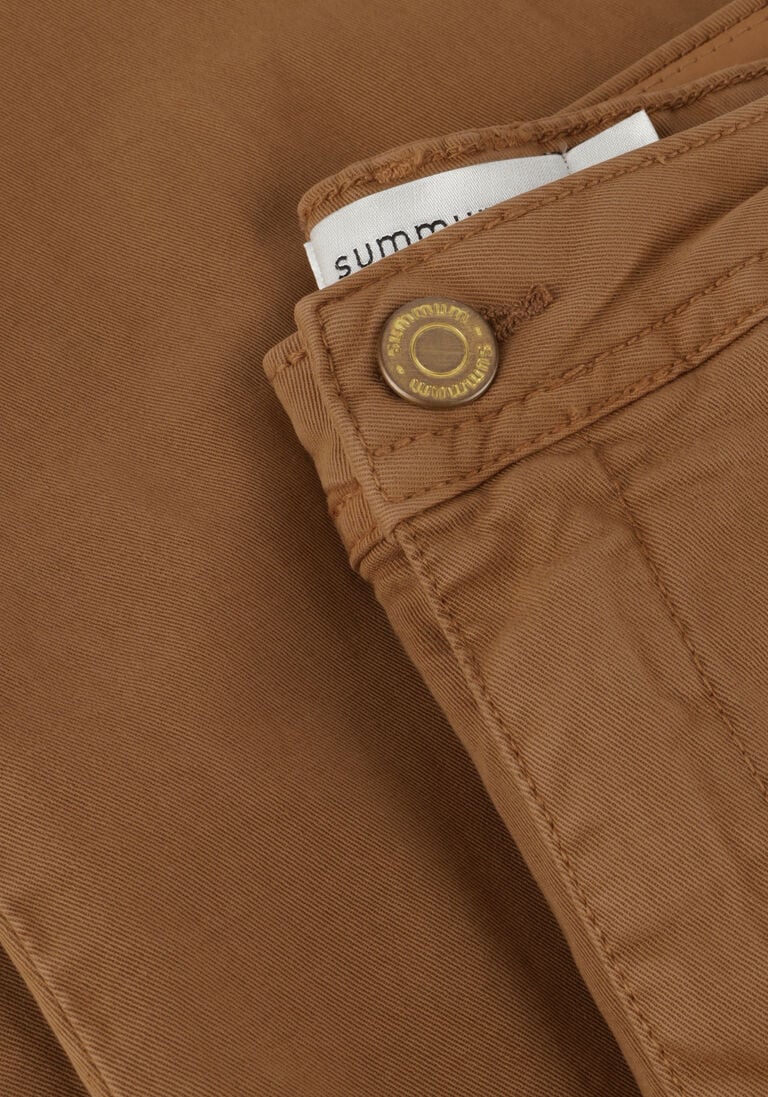SUMMUM bruine summum mom jeans barrel fit pants lux cotton stretch twill