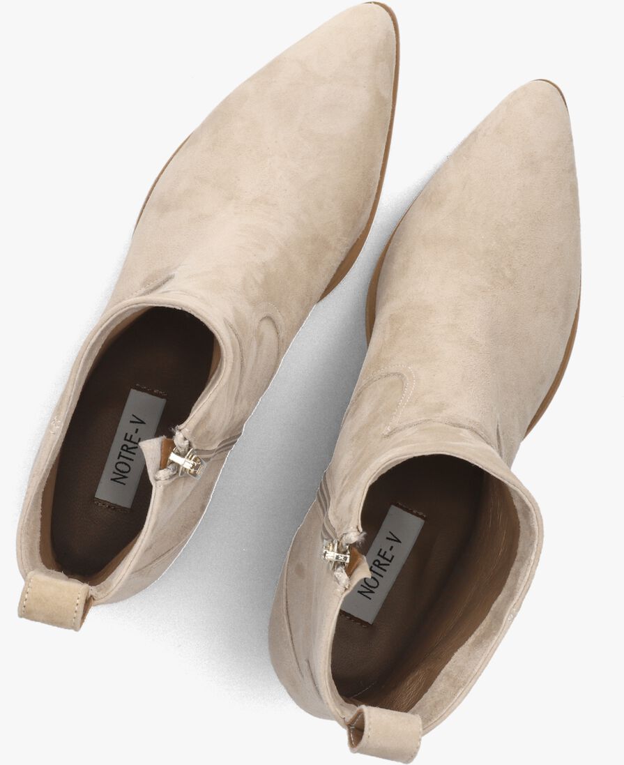 beige notre-v enkellaarsjes 3231