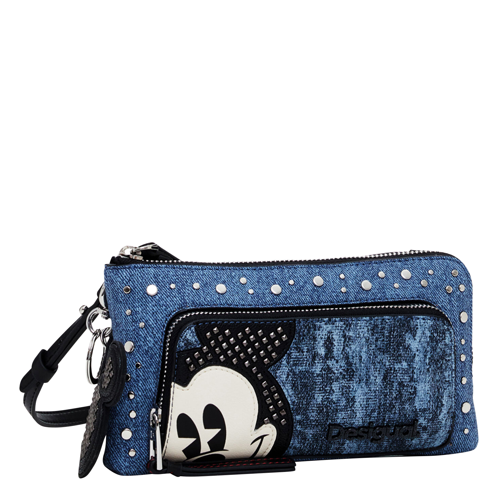 Porte monnaie en denim| Bleu