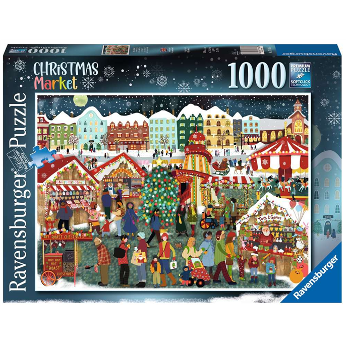 Puzzle : 1000 pièces - Le marché de Noël