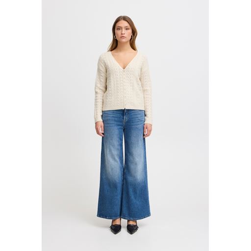 Ichi Liyanna Cardigan, Almond Milk, S