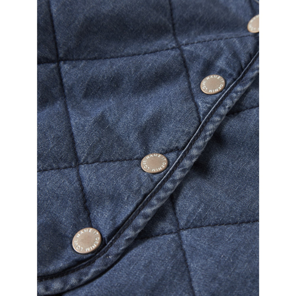 Køb Name It Dark Blue Denim Nmfjuliette Quilt Dnm Jakke 6016-Pa B