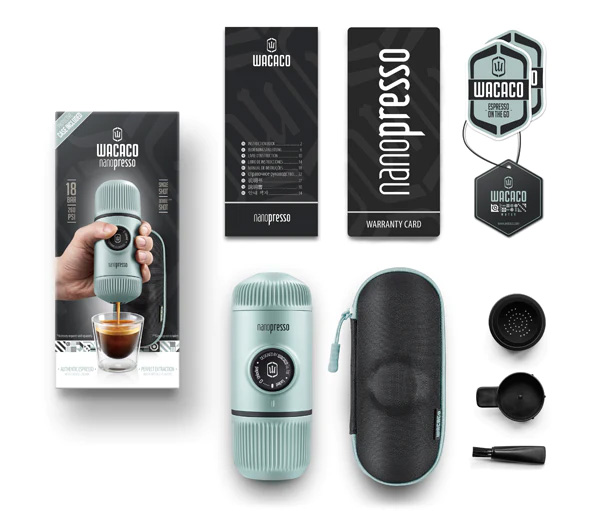 Wacaco Nanopresso inkl. Schutzhülle - arctic blue