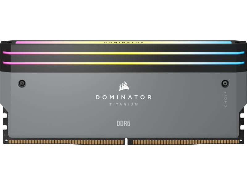 Corsair DDR5-RAM Dominator Titanium 6000 MHz 2x 32 GB High-Performance-Arbeitsspeicher mit RGB Beleuchtung
