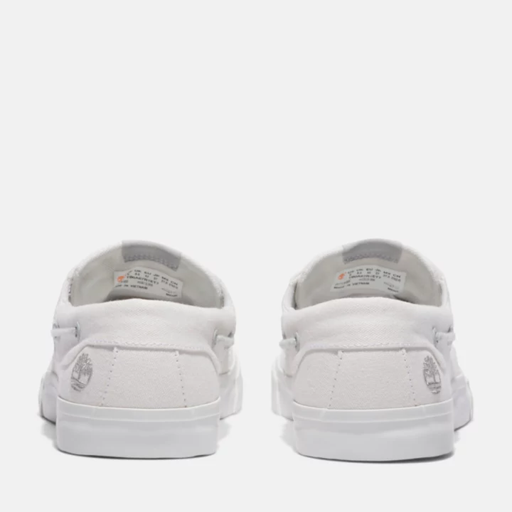 Basket basse à lacets pour homme en blanc