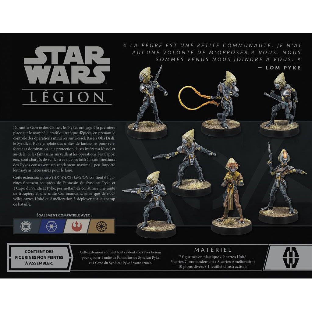 Star Wars : Légion - Le Collectif de l'Ombre - Fantassins du Syndicat Pyke