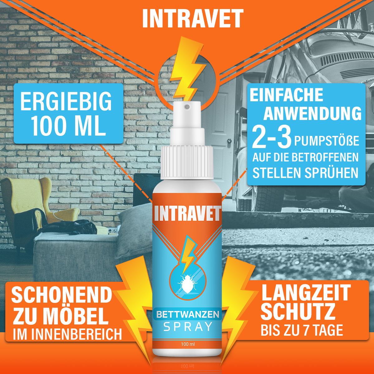 Intravet® | Bettwanzen Spray