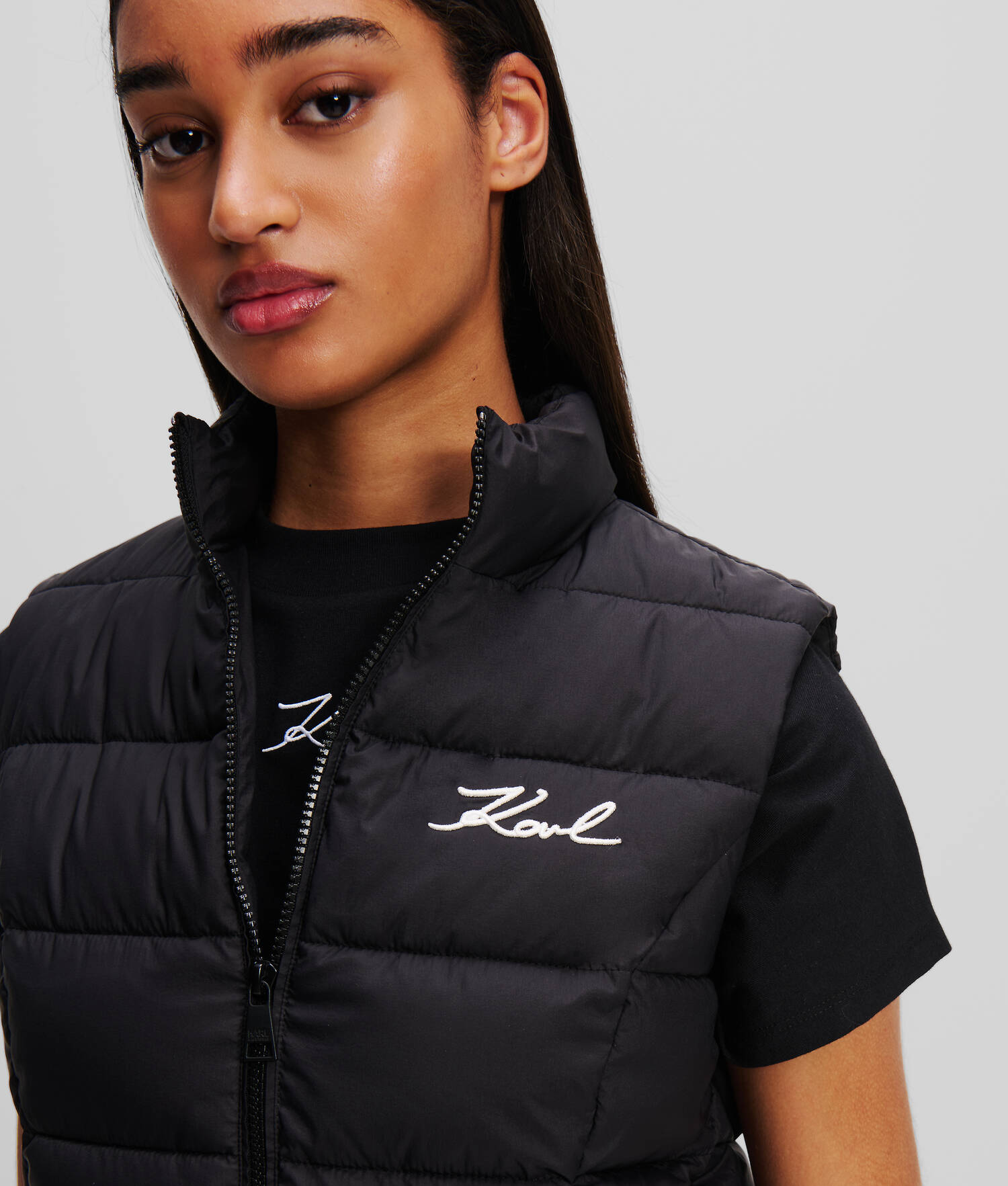 GILET MATELASSÉ KARL SIGNATURE