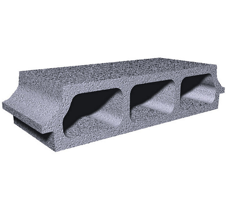 Hourdis 20 x 12 x 53 cm pour construction