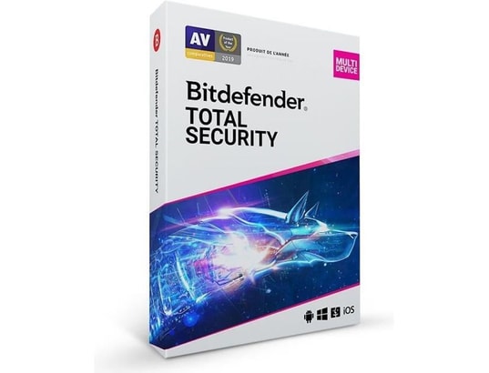 BITDEFENDER - Logiciel total security 2022 - 5 appareils