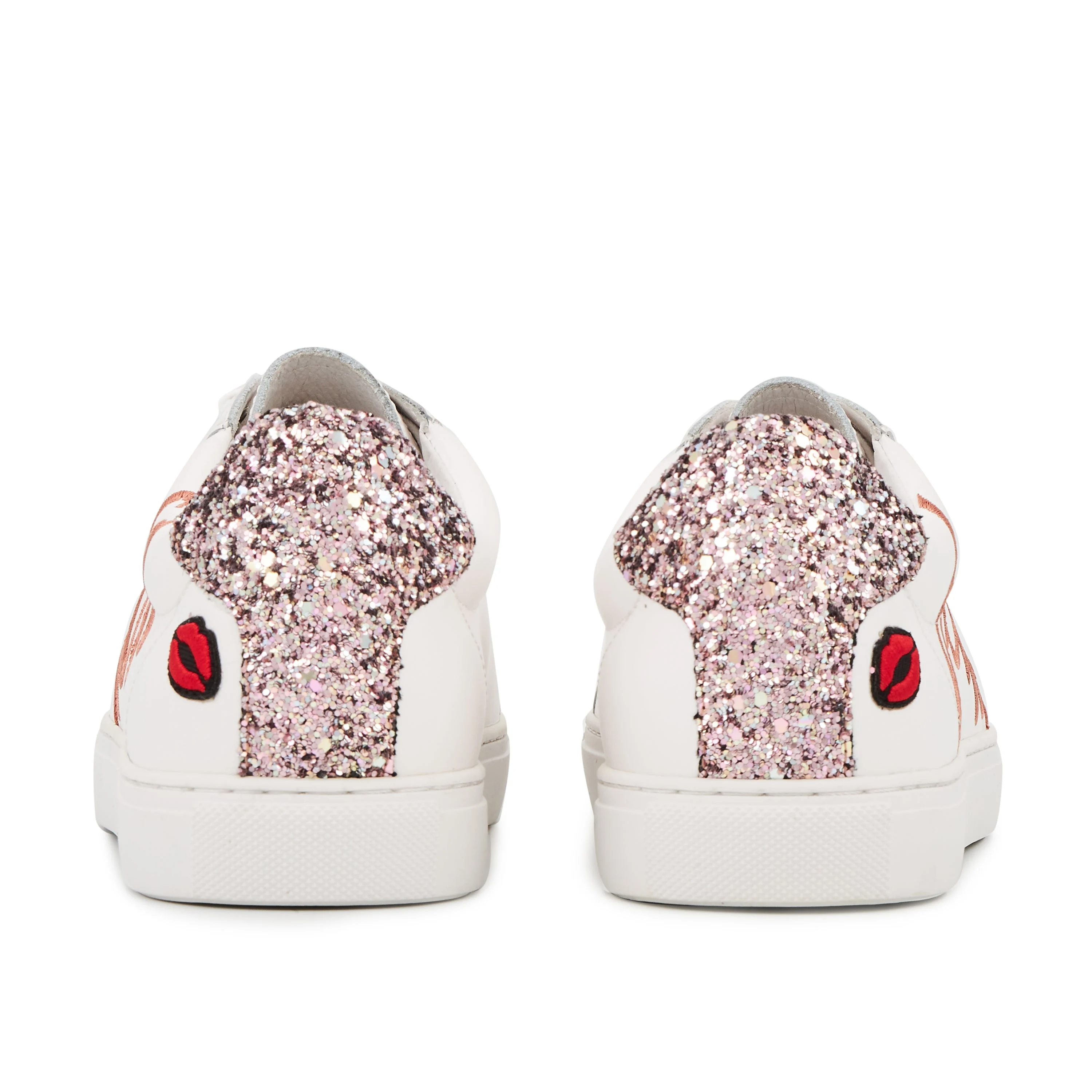 SIMONE FRENCH KISS - Sneakers en cuir | Blanc