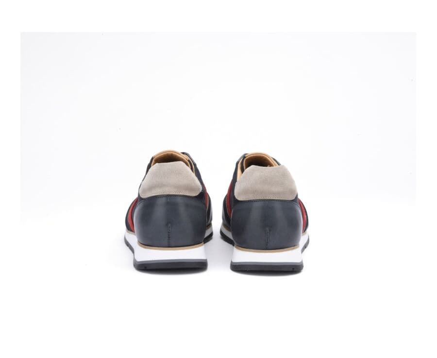 Sneakers homme Navy Patiné et Marine - MELINGA