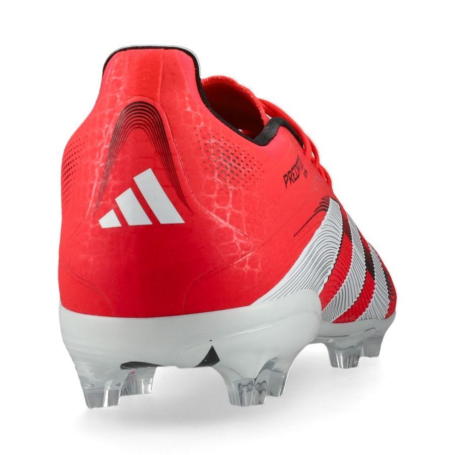 adidas Predator Elite FG Pure Victory - Lucid Red/Blanc/Noir Enfant