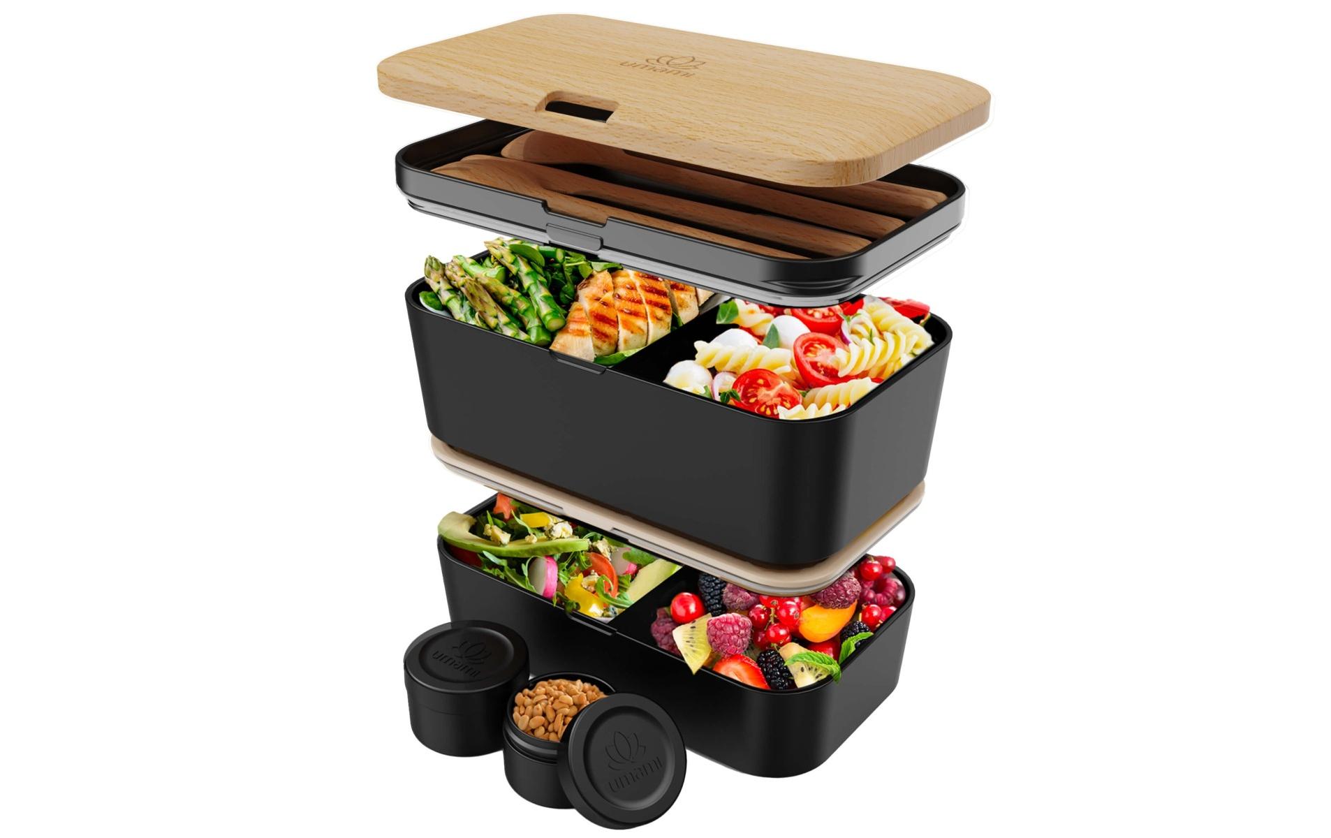 Lunchbox Nestable L Beech BlackPraktische und nachhaltige Lunchbox
