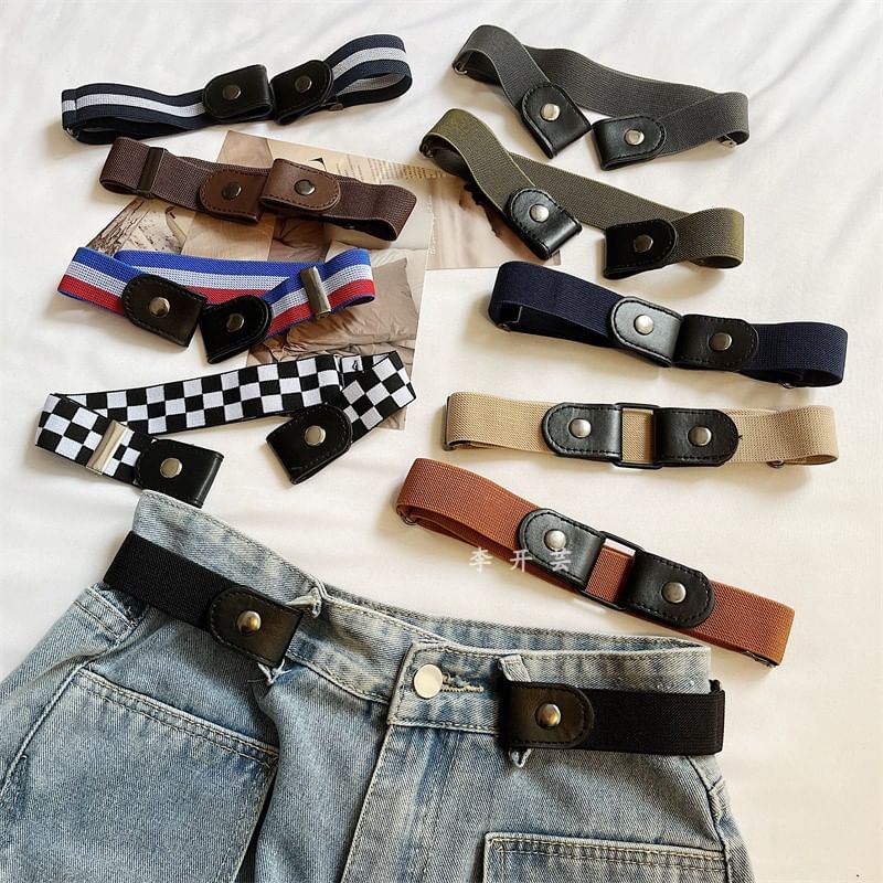 Carmola - Unisex luie canvas riem in 12 kleuren