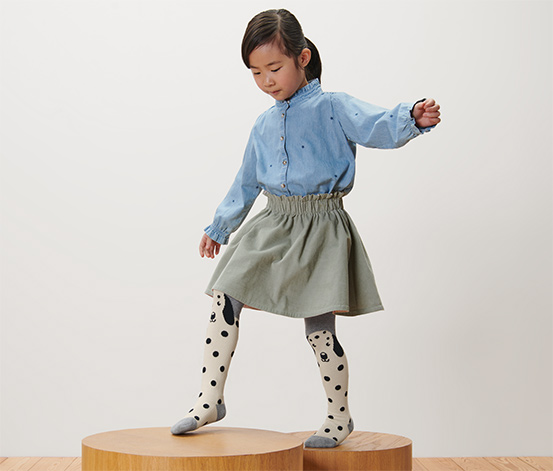 3 Kinder-Strumpfhosen, rosa, grau, beere