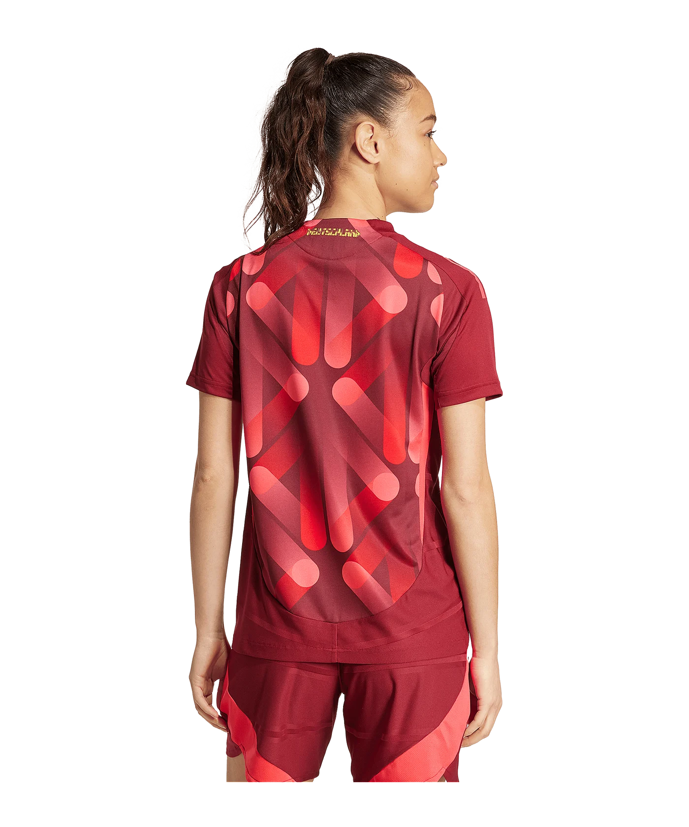 adidas Deutschland Auth. Trikot Away EM 2025 Damen Rot