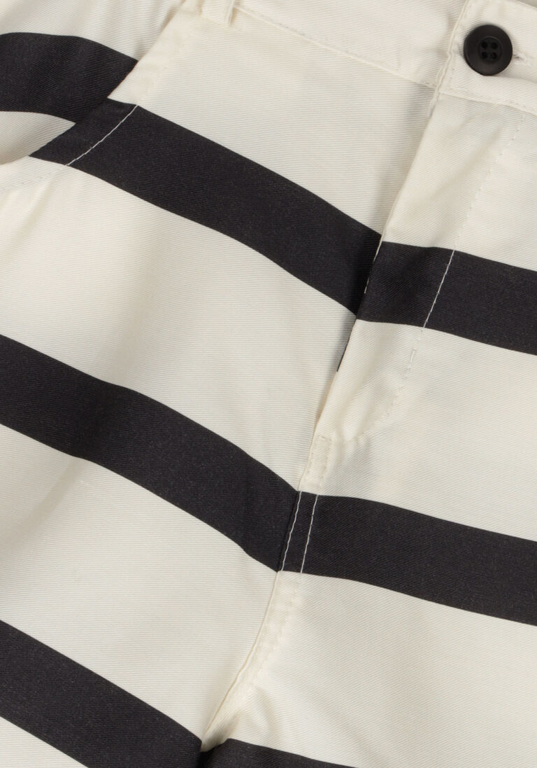 CARLIJNQ witte carlijnq shorts stripes black - loose fit shorts