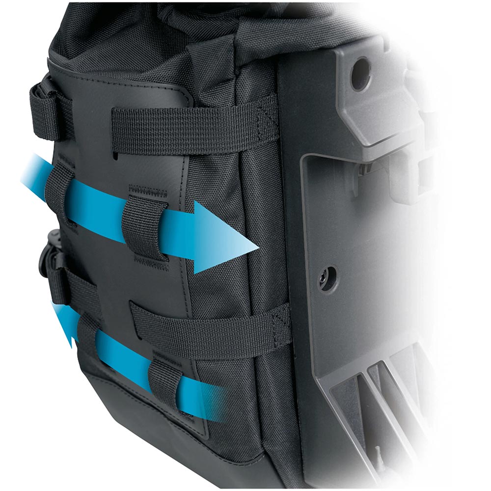 Shad - Sacoches latérales étanches TR40 TERRA Adventure Noir