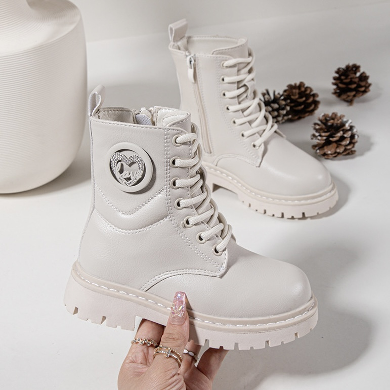 Love lace-up boots - beige