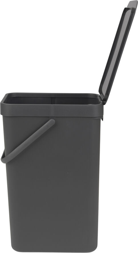 Brabantia Affaldsspand m/låg sort.kon. 16 ltr Grey