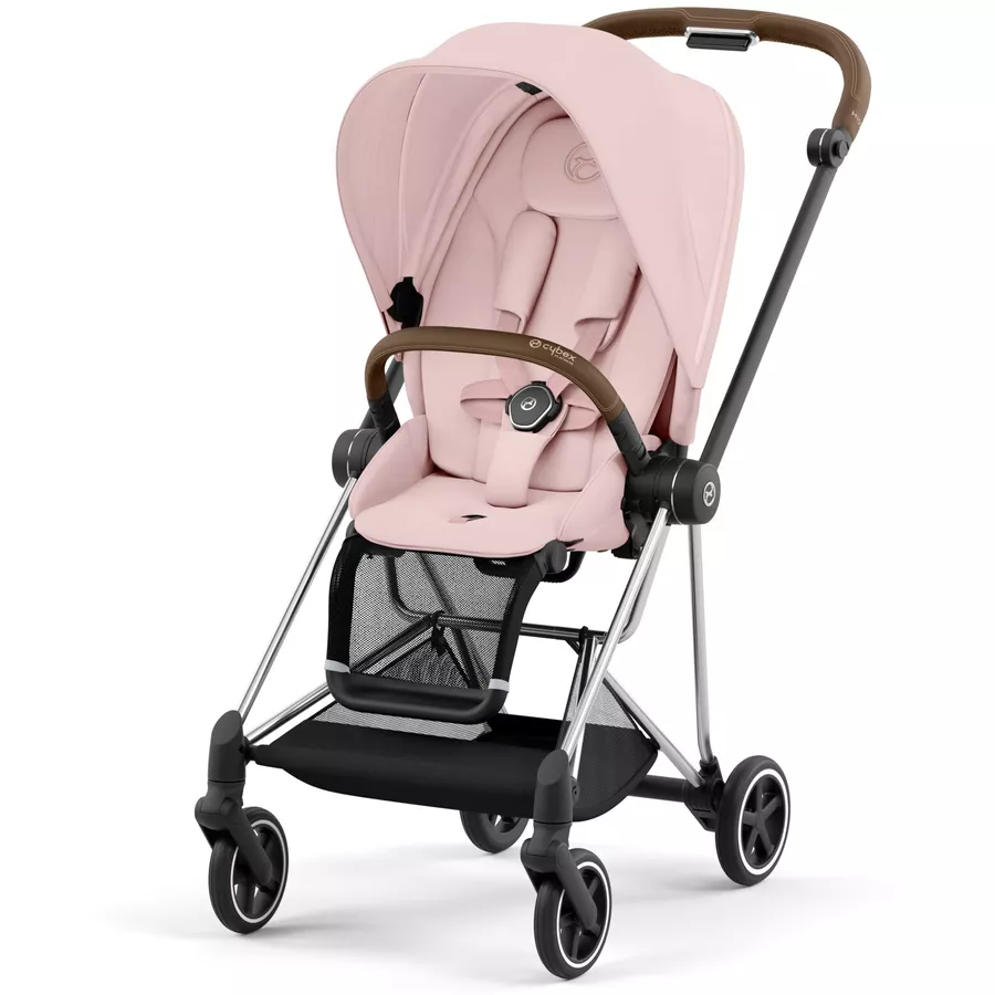 cybex PLATINUM Kombikinderwagen New Mios Chrome Brown Peach Pink